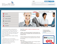 Tablet Screenshot of hirewire.co.uk